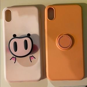 iPhone XS Max cases with ring and pop socket